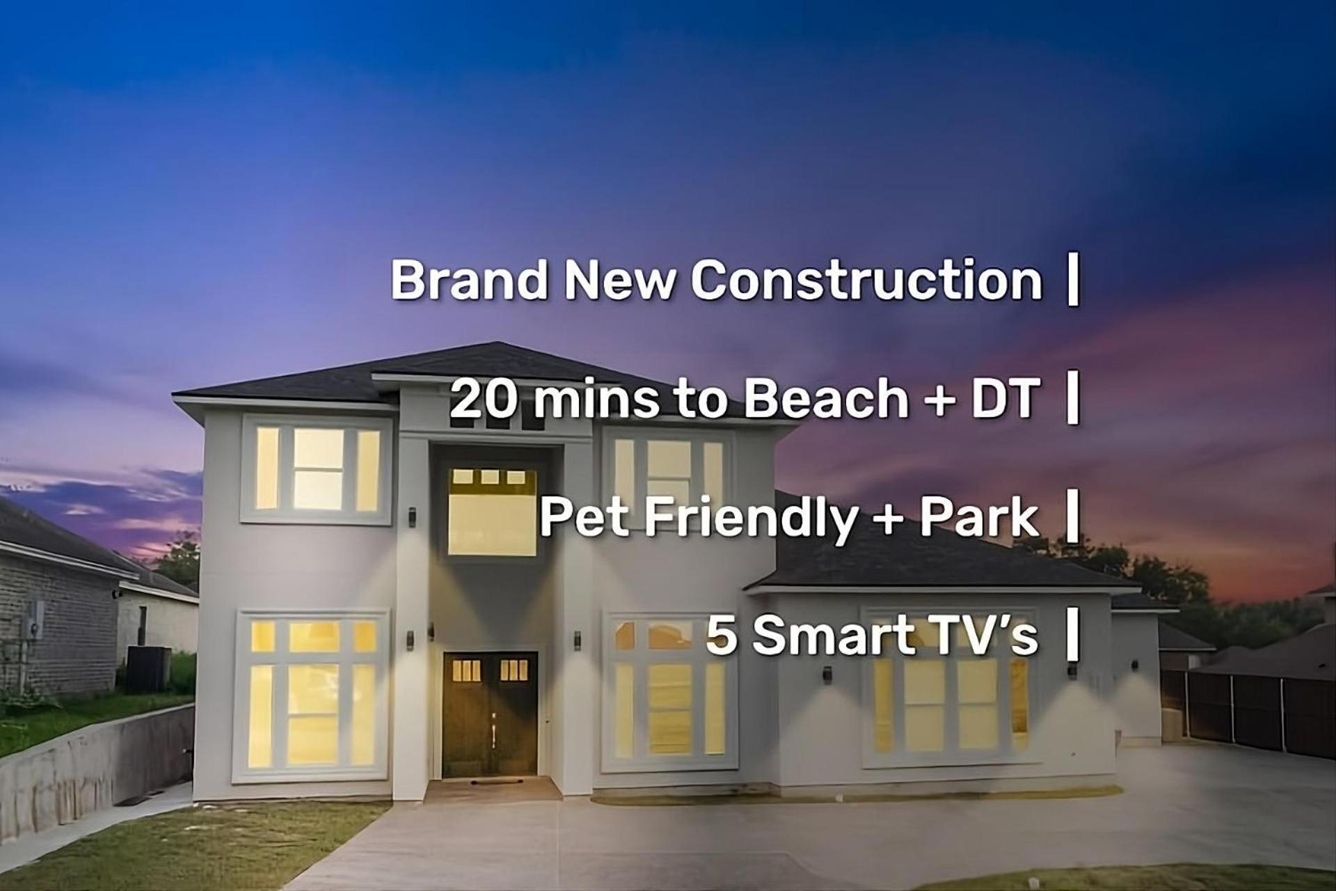 Newly Built Stylish Retreat With Designer Kitchen - Near Park & Beach Корпъс Кристи Екстериор снимка
